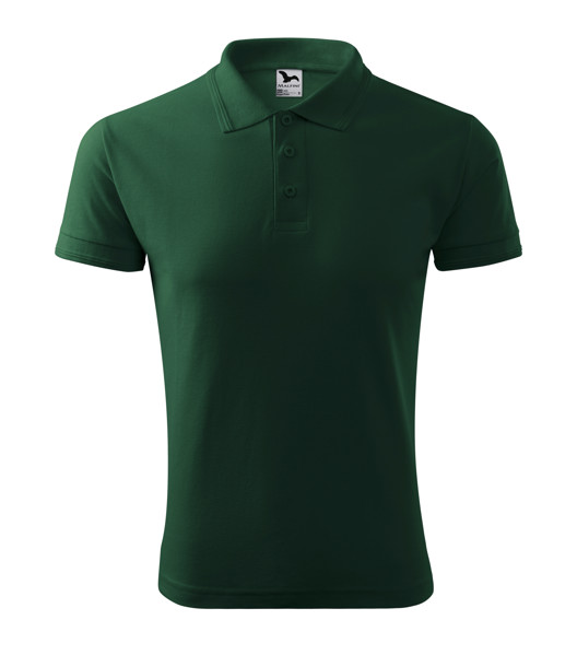 Polokošile Pánská Malfini® Pique Polo - Dark Green / 3XL