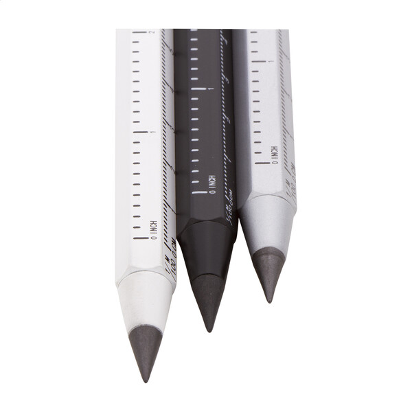 Inkless Pen With Ruler Ruloid - Black
