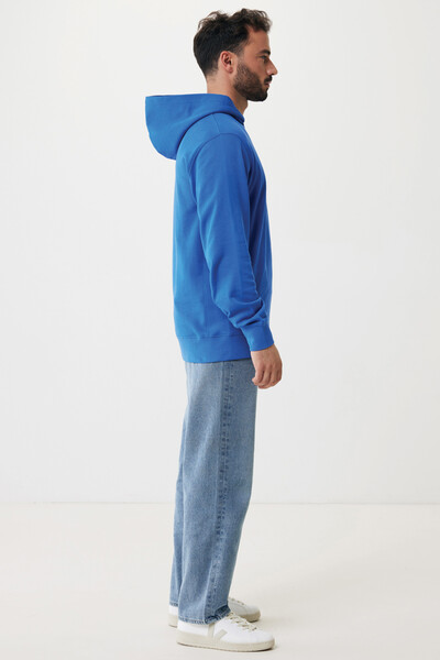 Sweat à capuche avec poches latérales Iqoniq Yengo - Bleu Royal / XL