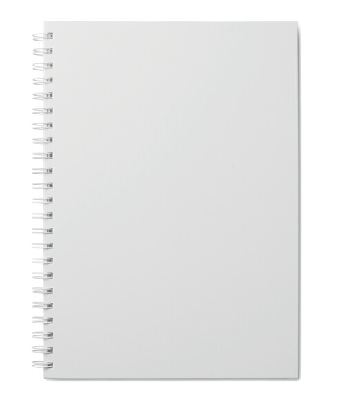 A4 collegebook with your design hard cover and sheets - White