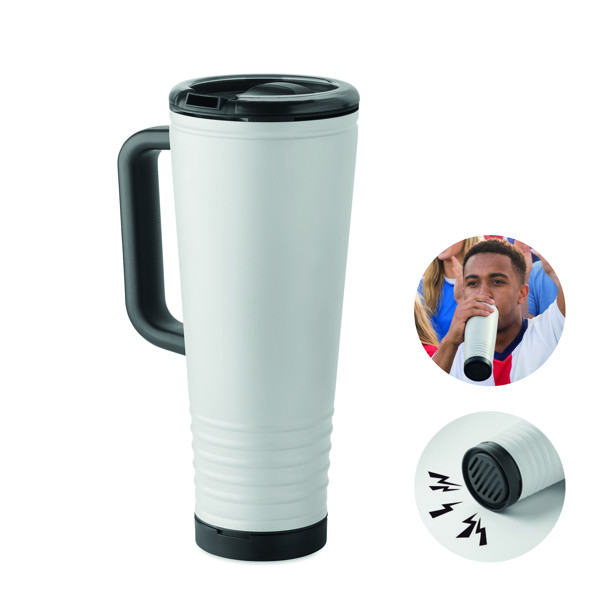 Double wall Howler Cup 700ml. - White