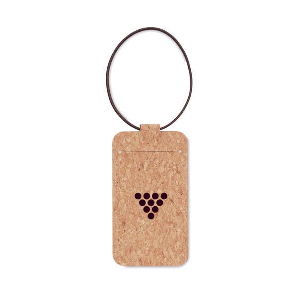 Cork luggage tag Ovalis