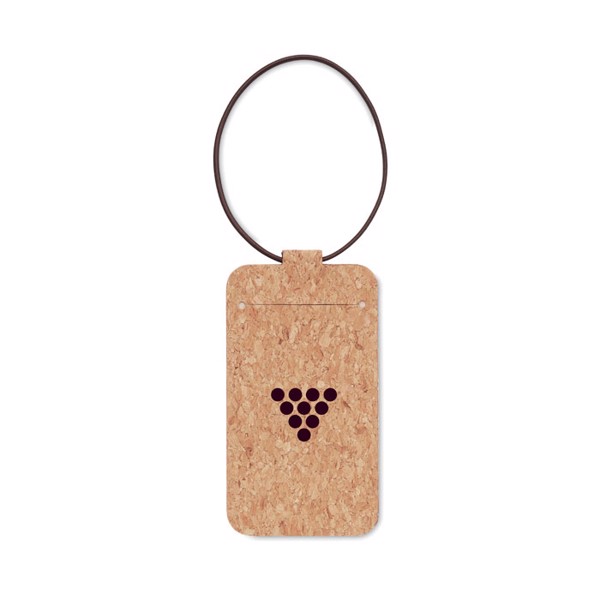 MB - Cork luggage tag Ovalis