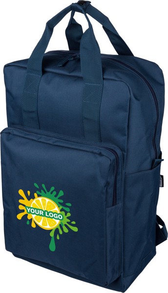 Gerecyclede (900D) polyester rugzak Amalia - grijs