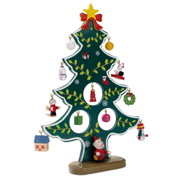 Wooden xmas tree decoration Woodtree