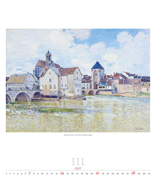 Calendar Impressionism