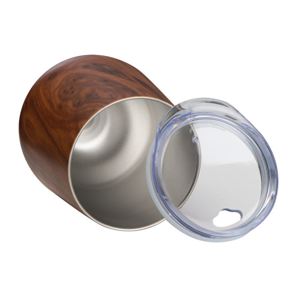 Stainless Steel Mug with Wooden Effect Brighton 38