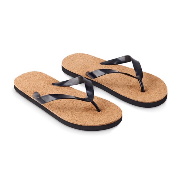 Cork beach slippers L Bombai L