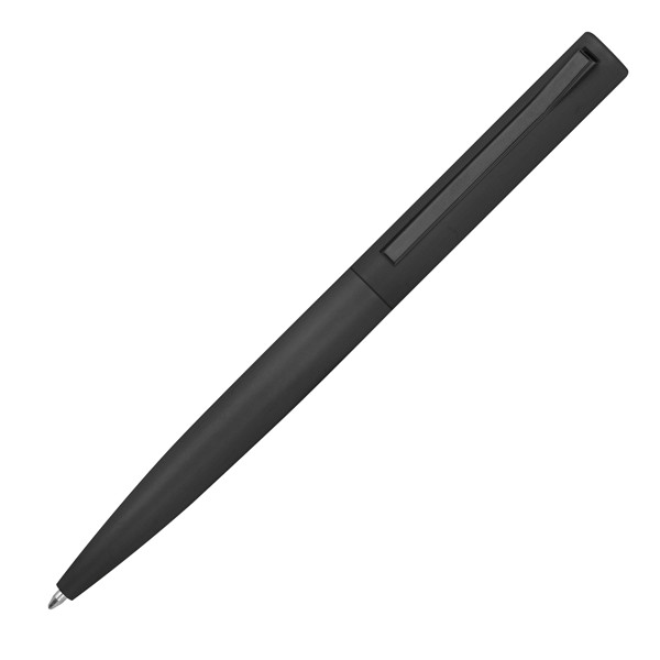 WIEBKE Gélové pero vyrobené z recyklovaného hliníka - Black