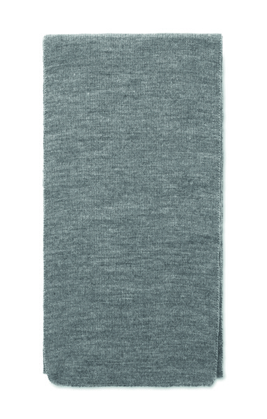Sciarpa in poliestere RPET Rafy - Bianco / Grigio