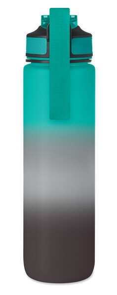 Bouteille de sport RPET 1L Activate - Noir / Bleu