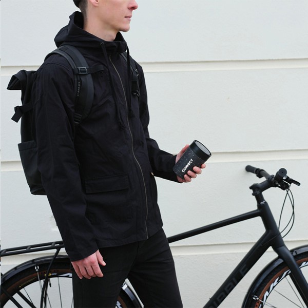 Circular&Co Recycled Coffee Cup 227 ml mug - Blanc / Noir