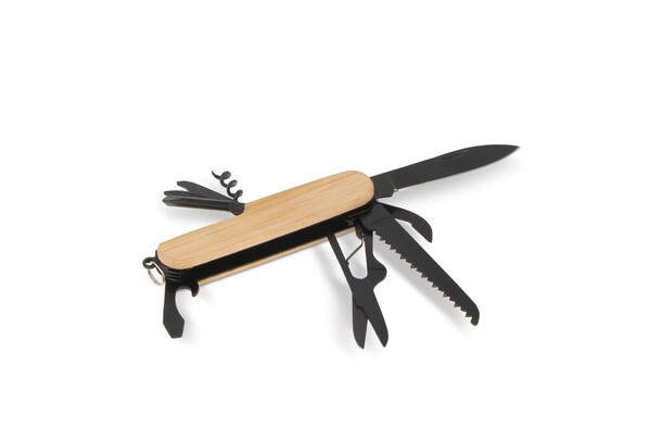 Multi-Tool-Bambus 9 Funktionen - Schwarz