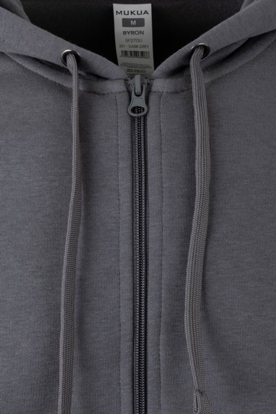 Sweatshirt fecho com capuz BYRON