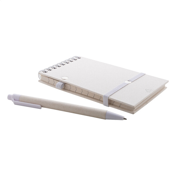 Carnet de notes en carton de pack de lait Relact Jot - Blanc