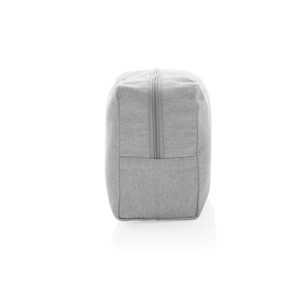 Impact Aware toiletry bag, recycled canvas 285 gsm - Grey