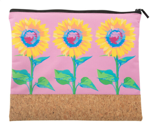 Trousse de toilette CreaBeauty Cork L - Noir / Naturelle