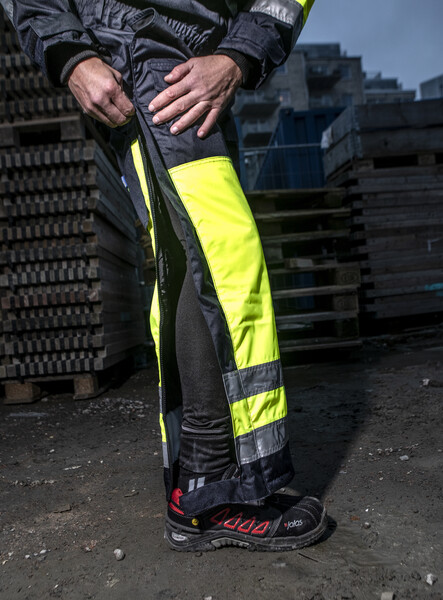 6202 HI VIZ COVERALL PADDED YELLOW C54