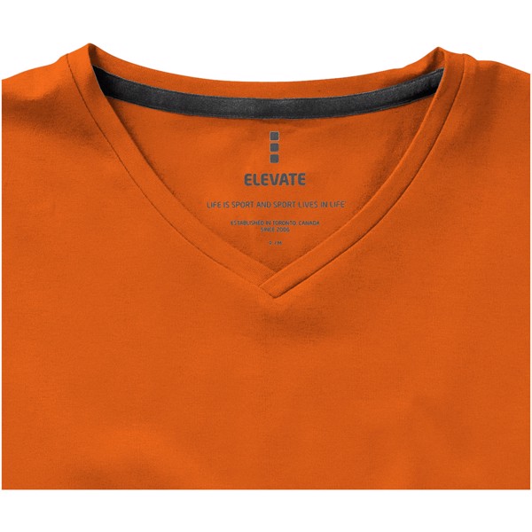 Kawartha short sleeve women's GOTS organic t-shirt - Orange / XXL