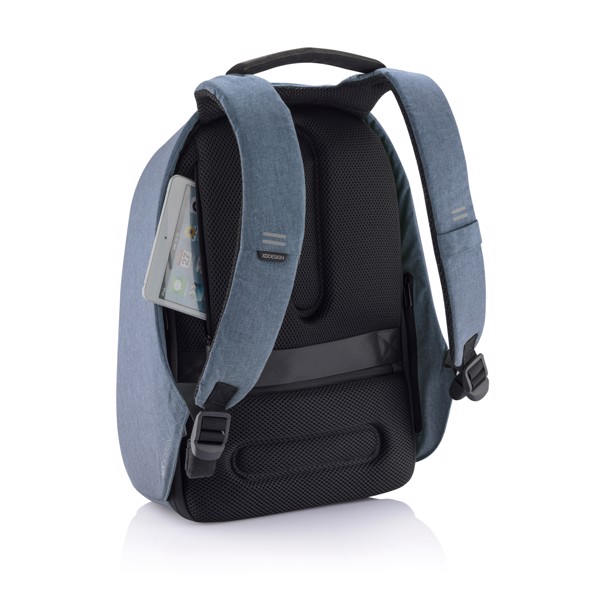 Bobby Hero Regular Anti-Diebstahl-Rucksack - Hellblau / Schwarz