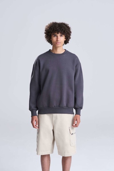 Signature Heavyweight Sweat - Natural Stone / S