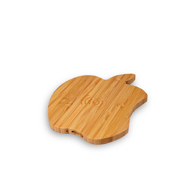 Wooden wireless charger in custom shape