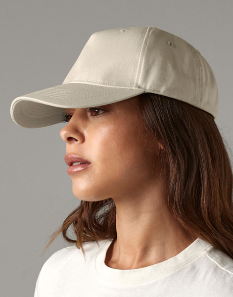 Organic Cotton 5 Panel - White / ONE SIZE