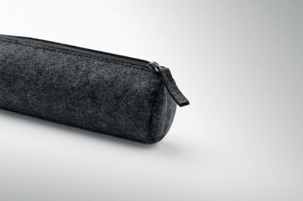Felt zippered pencil case Penlo - Stone Grey