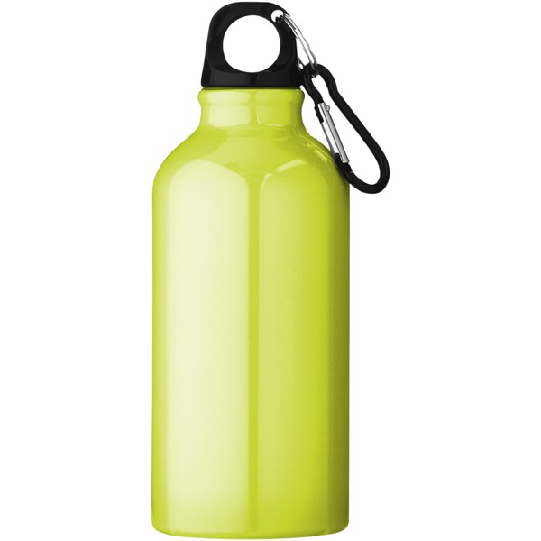 Športna steklenička s karabinom Oregon 400 ml - Neon Yellow