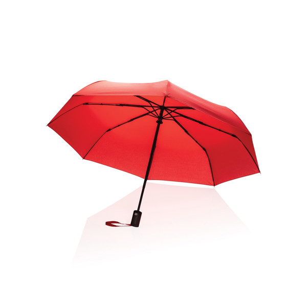 Mini ombrello auto apri/chiudi 21" rPET 190T Impact AWARE™ - Rosso Ciliegio