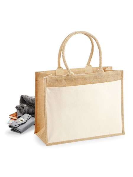 Cotton Pocket Jute Shopper