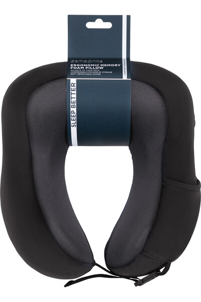 Samsonite - Ta Revolution Ergonomic Memory Foam Pillow - Black