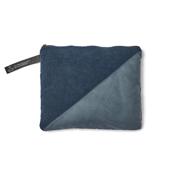 VINGA Serviette sèche active RPET GRS - Bleu