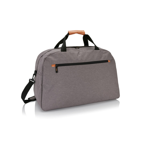 Modische Duo Tone Reisetasche PVC-frei - Grau