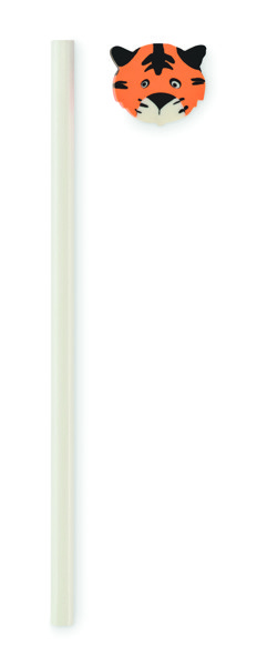 Holzbleistift mit Radiergummi Circo - Weiß