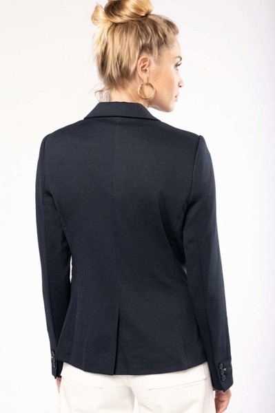 Ladies' Knit Jacket - Light Grey Heather / 42