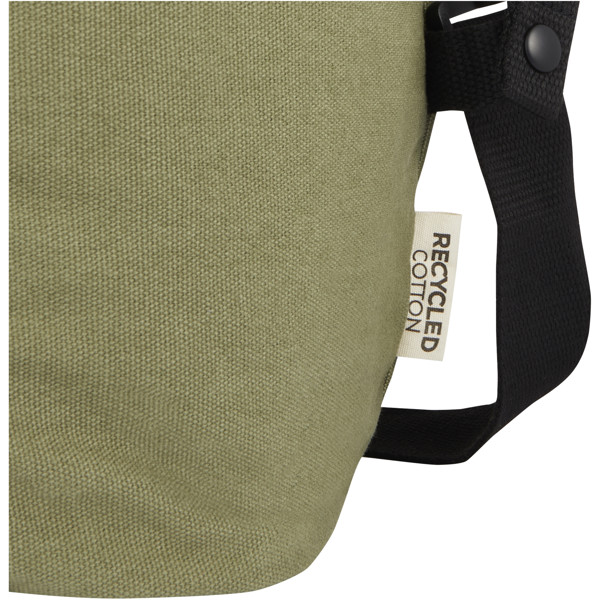 Joey GRS recycled canvas sports duffel bag 25L - Olive