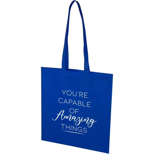 Sac shopping convention EcoSeal de 6 L non tissé en matériaux recyclés certifiés GRS - Bleu royal