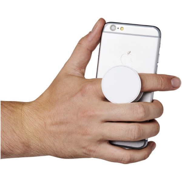 Support de téléphone portable Brace avec poignée - Blanc