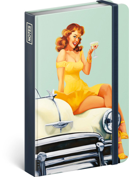 Notique Notes Pin–Up Girls, Linkovaný, 11 x 16 cm