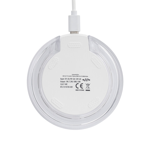 Chargeur Sans Fil COPPERWAVE - blanc / 15 Watt