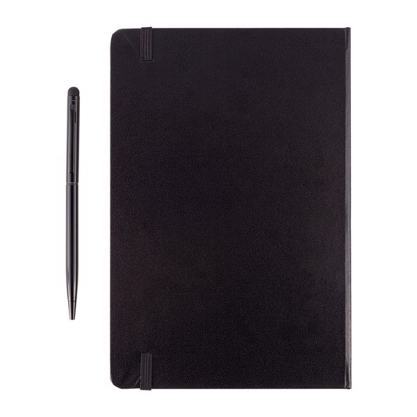 Abrantes notepad & pen set - Black