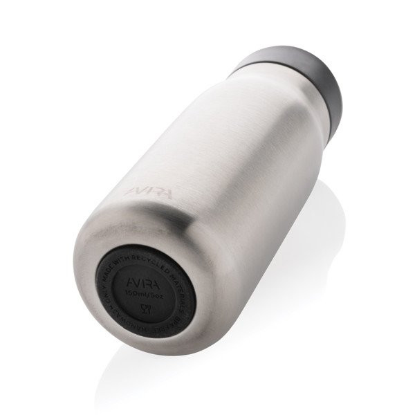 Avira Ain 150ml Reiseflasche aus RCS rec. Stainless-Steel - Silber