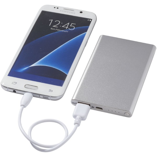 Pep 4000 mAh power bank - Silver