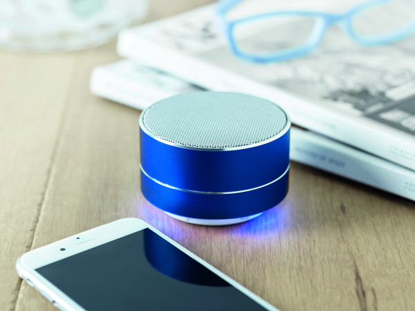 Haut-parleur sans fil rond Sound - Bleu Royal