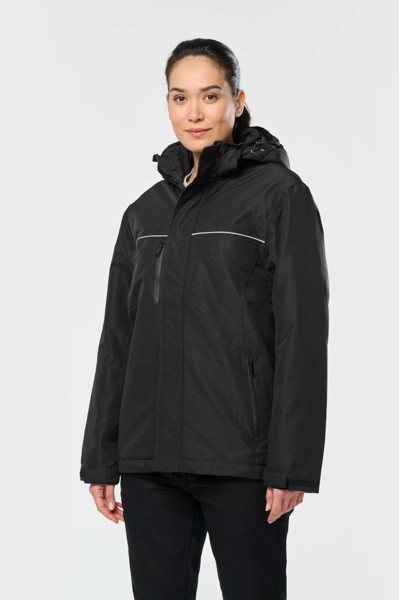 Unisex Hooded Performance Parka - Black / XL