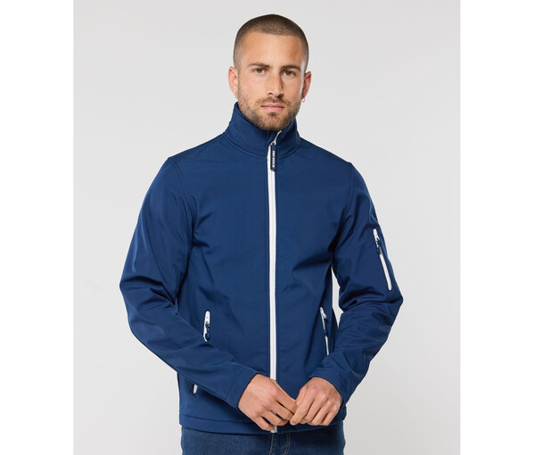 Veste Softshell homme 3 couches - DEEP ROYAL BLUE / XXL