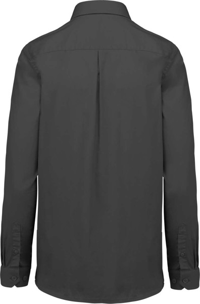Ženska pamučna košulja dugih rukava Nevada - Tamno Siva / 2XL
