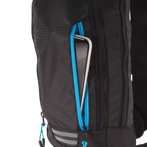 Explorer ripstop lille vandrerygsæk, 7L, PVC fri, sort