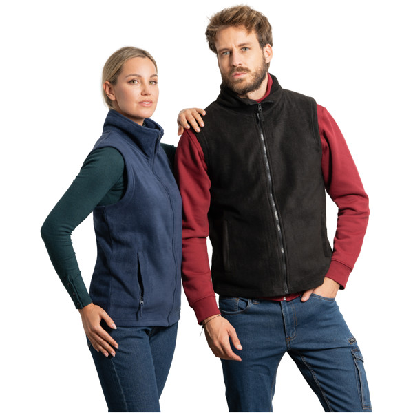 Gilet en polaire unisexe Bellagio - Blanc / 2XL